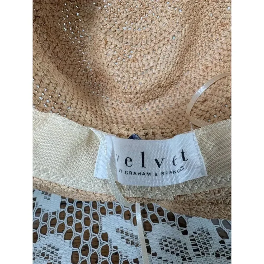 Velvet By Graham & Spencer Raffia hat